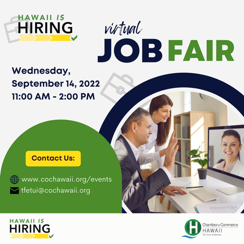 Hawaii is Hiring Virtual Job Fair