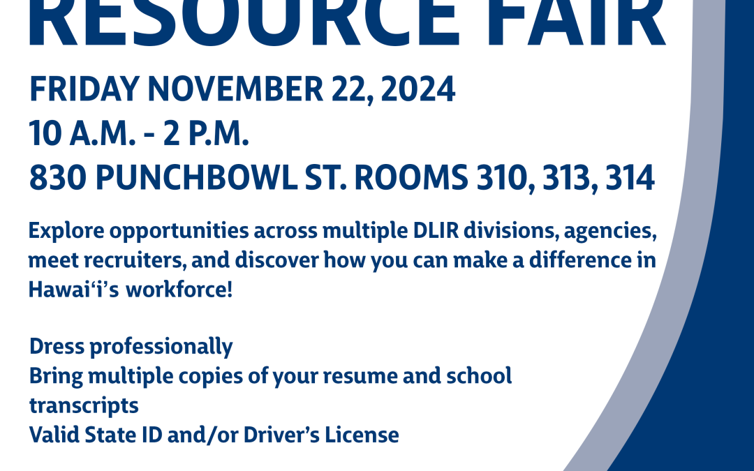 DLIR Job & Resource Fair